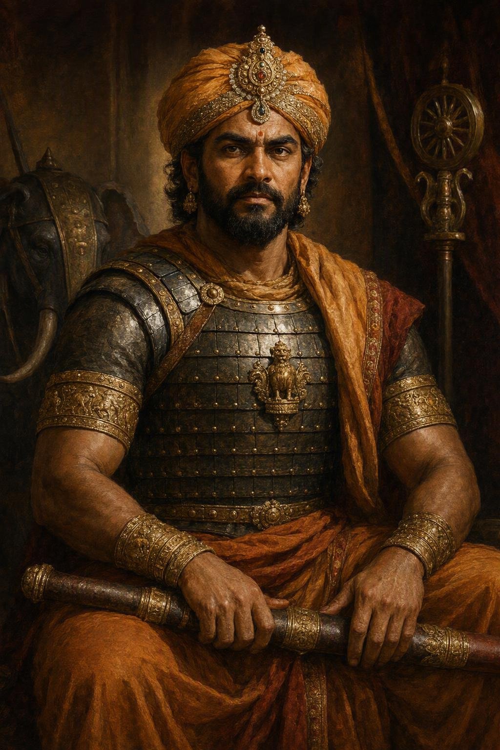 Portrait of Ashoka (Conqueror)