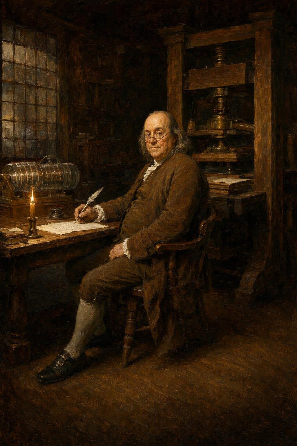 Portrait of Benjamin Franklin